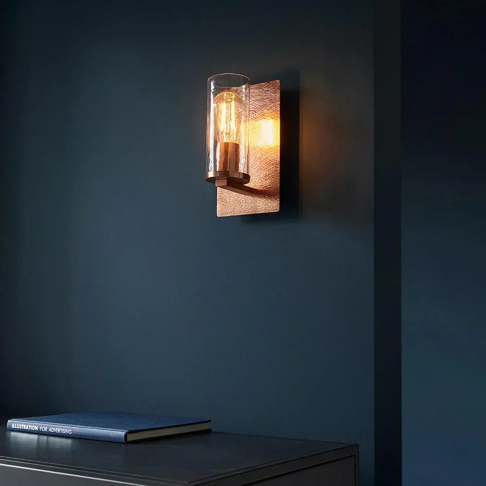 Helix Textured Wall Light