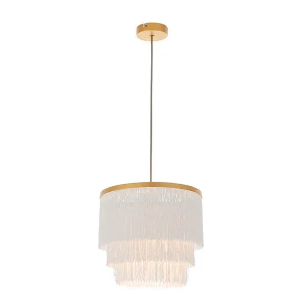 Aurora Cascade Fringe Medium Pendant Light