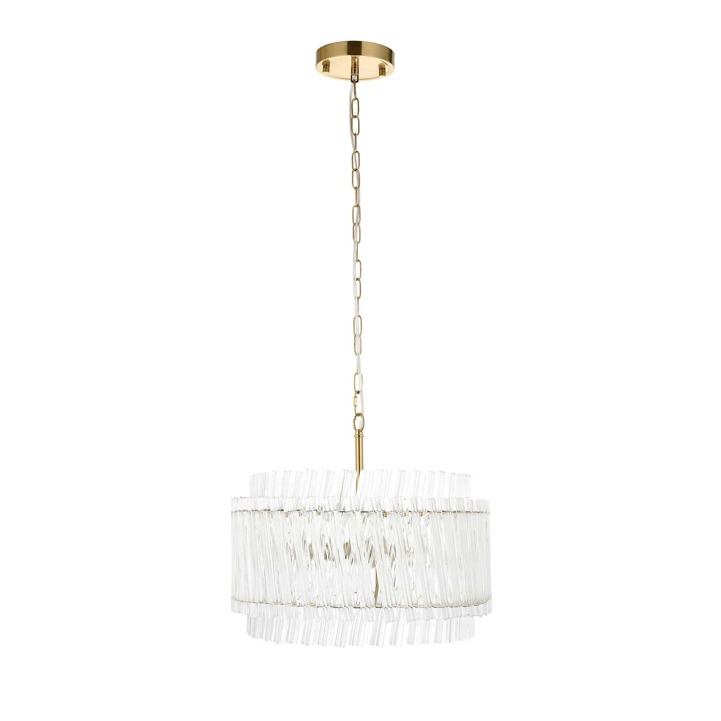 Artemis Trio Clear Glass Pendant Light