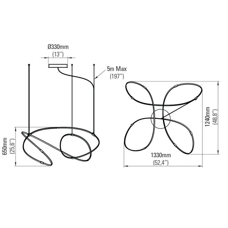 10 HEURES 10 Zigouzi 150 Pendant Light | All Square Lighting