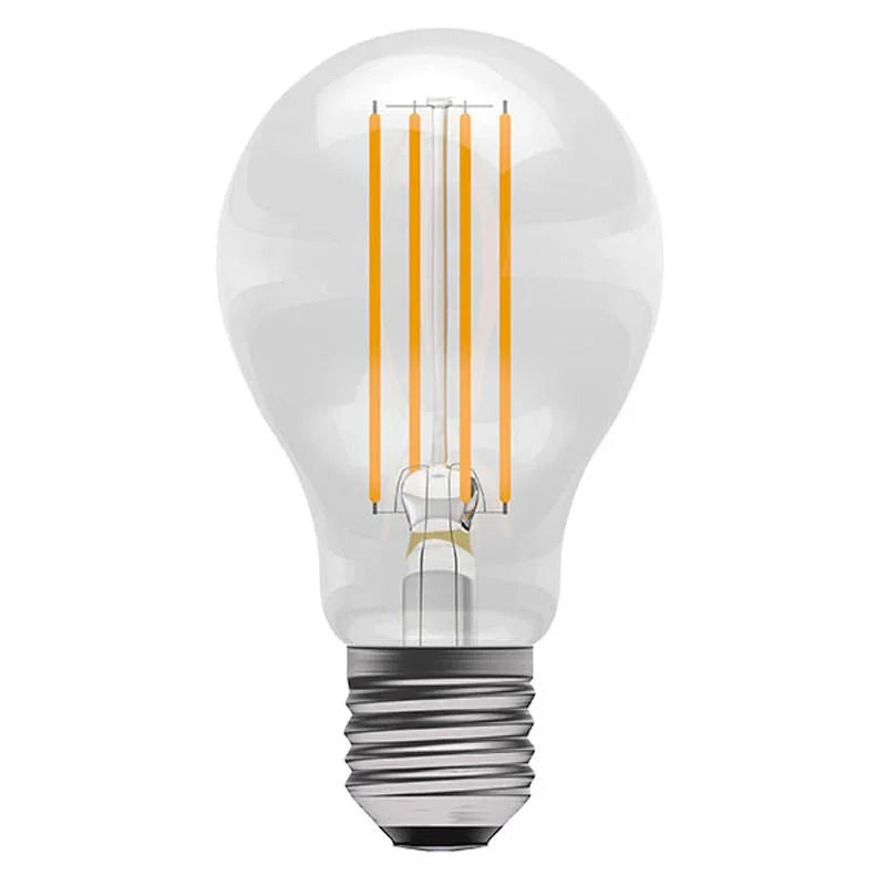 100% Light UK 11W ES Clear LED Filament GLS Lamp | All Square Lighting