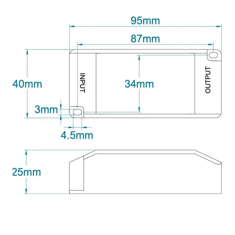 100% Light UK 15W 24V Dimmable IP20 LED Driver | All Square Lighting