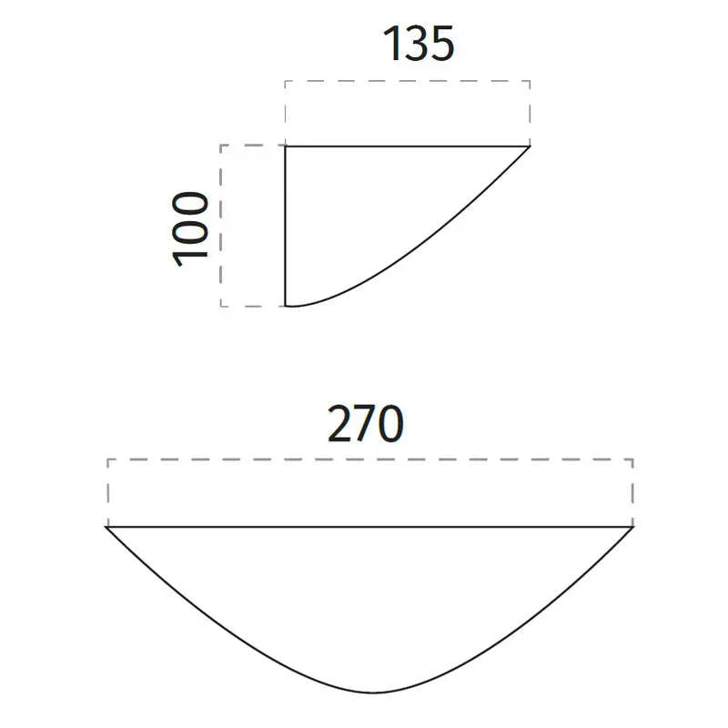 100% Light UK 2139 LED Wall Light | All Square Lighting