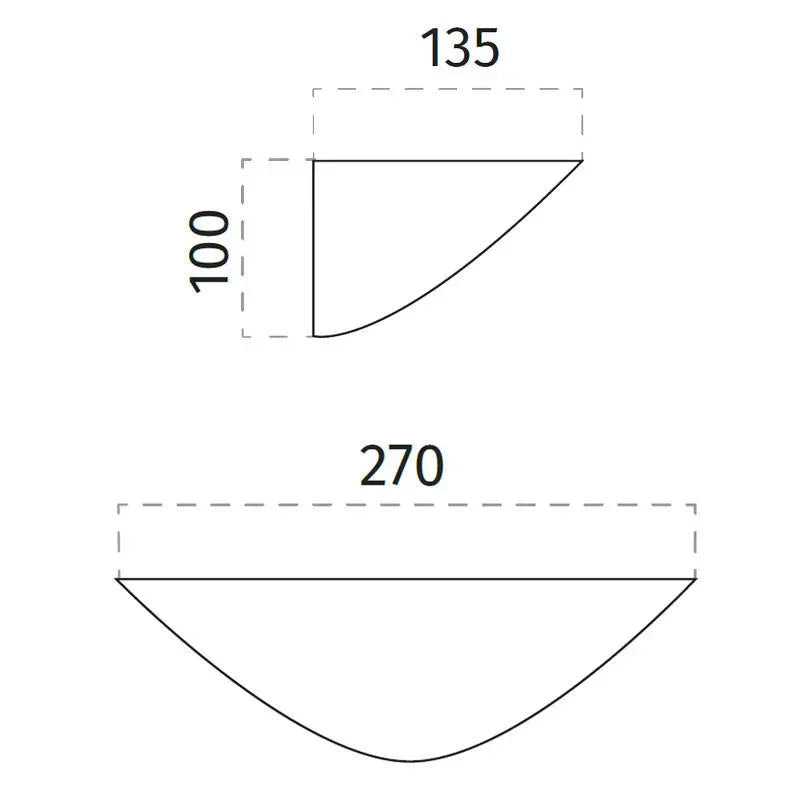 100% Light UK 2139 LED Wall Light | All Square Lighting