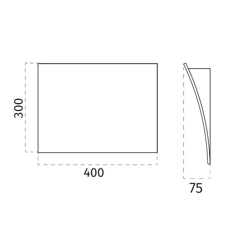 100% Light UK 2304 LED Wall Light | All Square Lighting