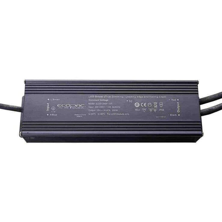 100% Light UK 300W 24V Dimmable IP66 LED Driver | All Square Lighting
