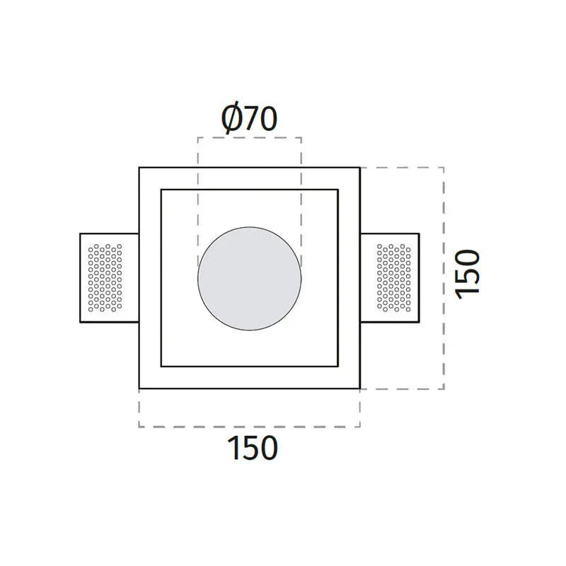 100% Light UK 4058 Floor Washer | All Square Lighting