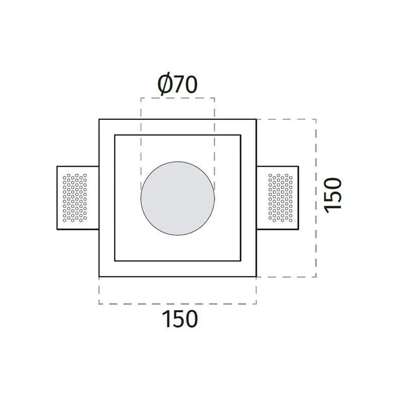 100% Light UK 4058 Floor Washer | All Square Lighting
