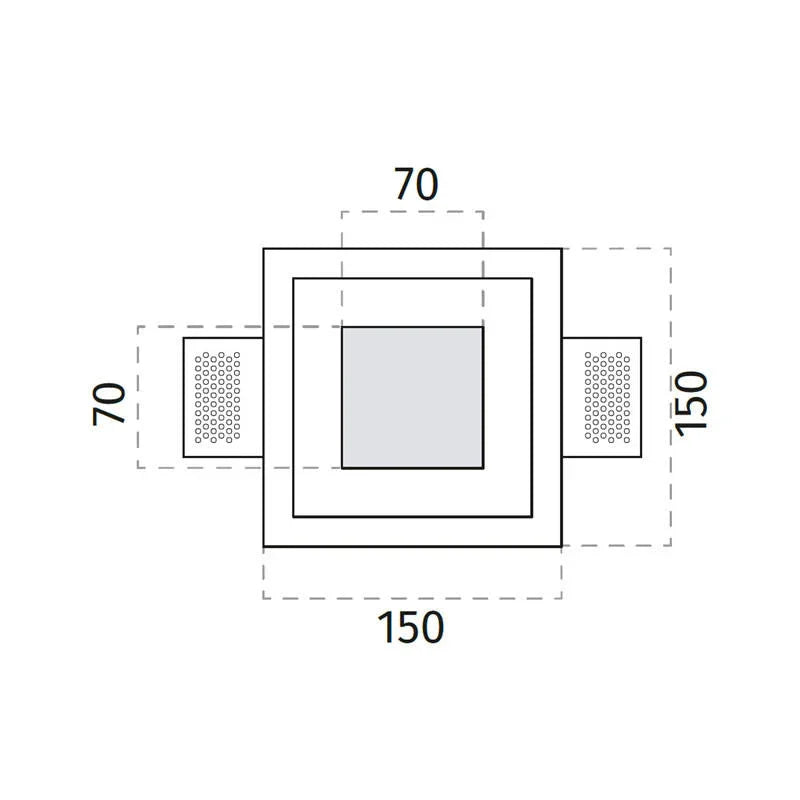 100% Light UK 4062 Floor Washer | All Square Lighting
