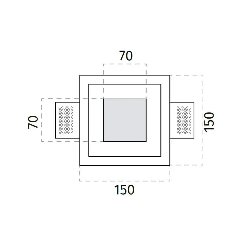 100% Light UK 4062 Floor Washer | All Square Lighting