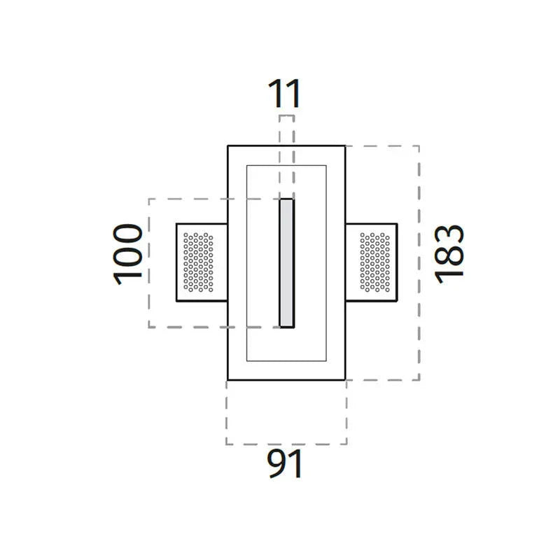 100% Light UK 4100E Floor Washer | All Square Lighting