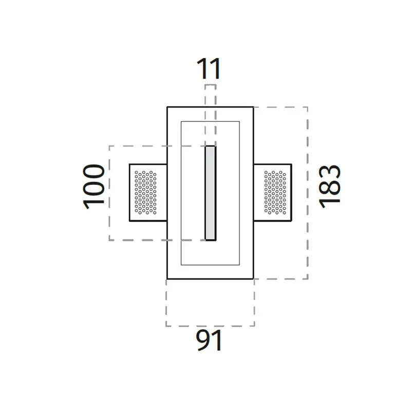 100% Light UK 4100E Floor Washer | All Square Lighting