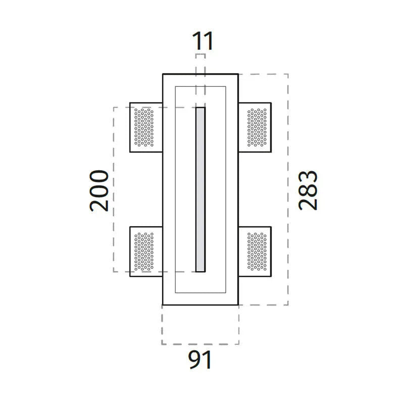 100% Light UK 4100F Floor Washer | All Square Lighting
