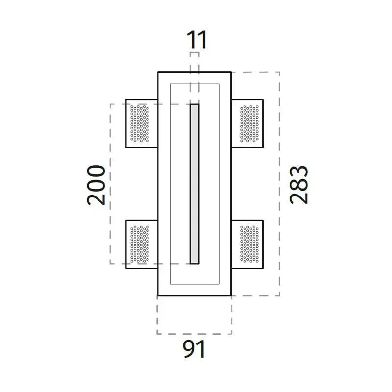 100% Light UK 4100F Floor Washer | All Square Lighting