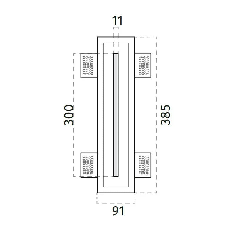100% Light UK 4100G Floor Washer | All Square Lighting