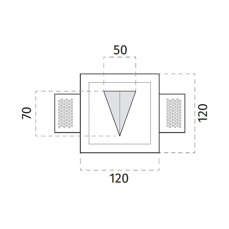 100% Light UK 4112 Floor Washer | All Square Lighting