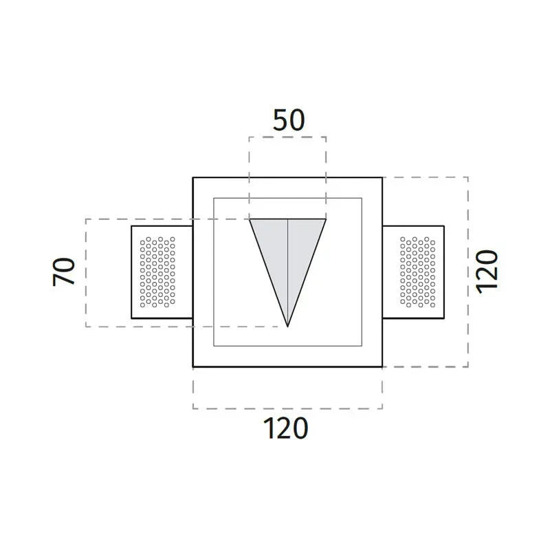 100% Light UK 4112 Floor Washer | All Square Lighting