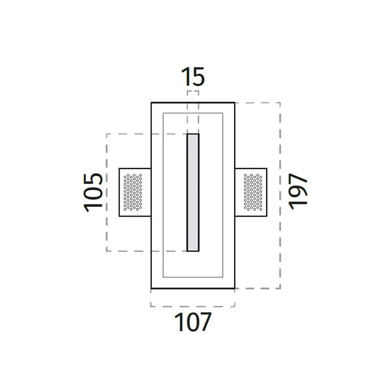 100% Light UK 4130B Floor Washer | All Square Lighting