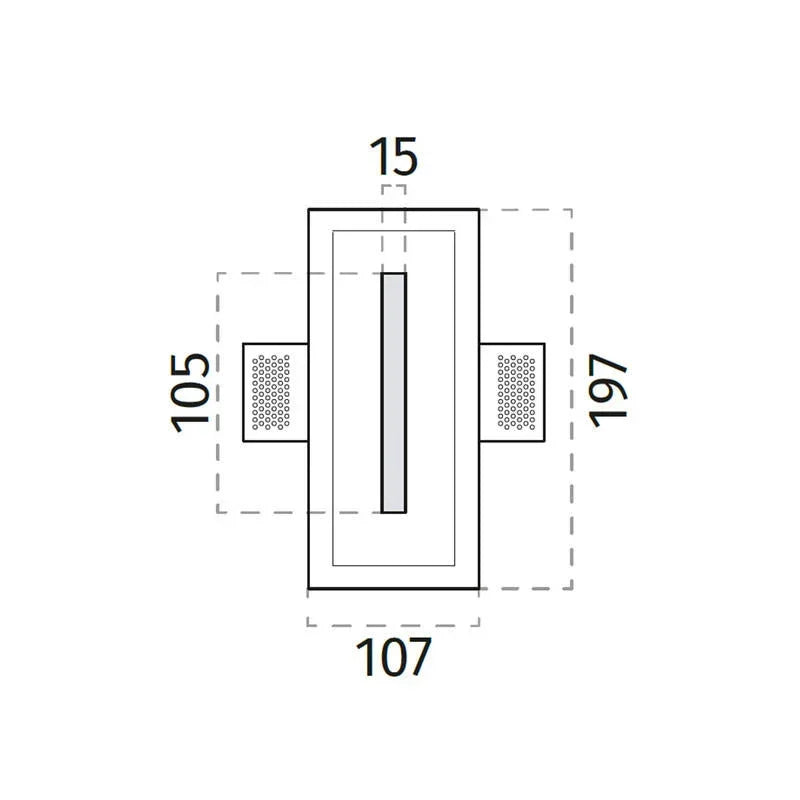 100% Light UK 4130B Floor Washer | All Square Lighting