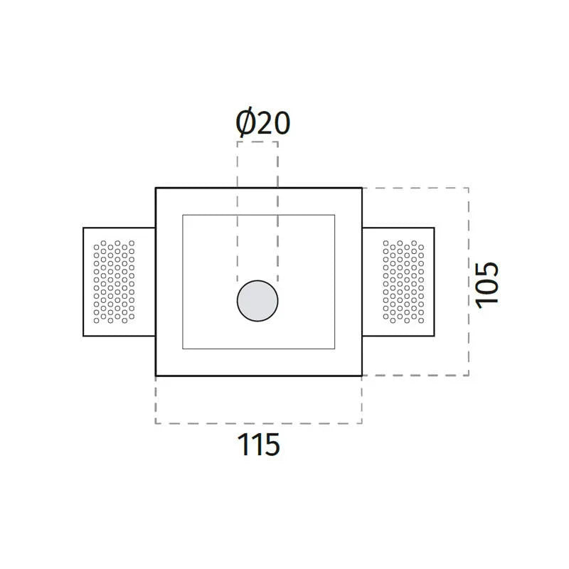100% Light UK 4201 Floor Washer | All Square Lighting