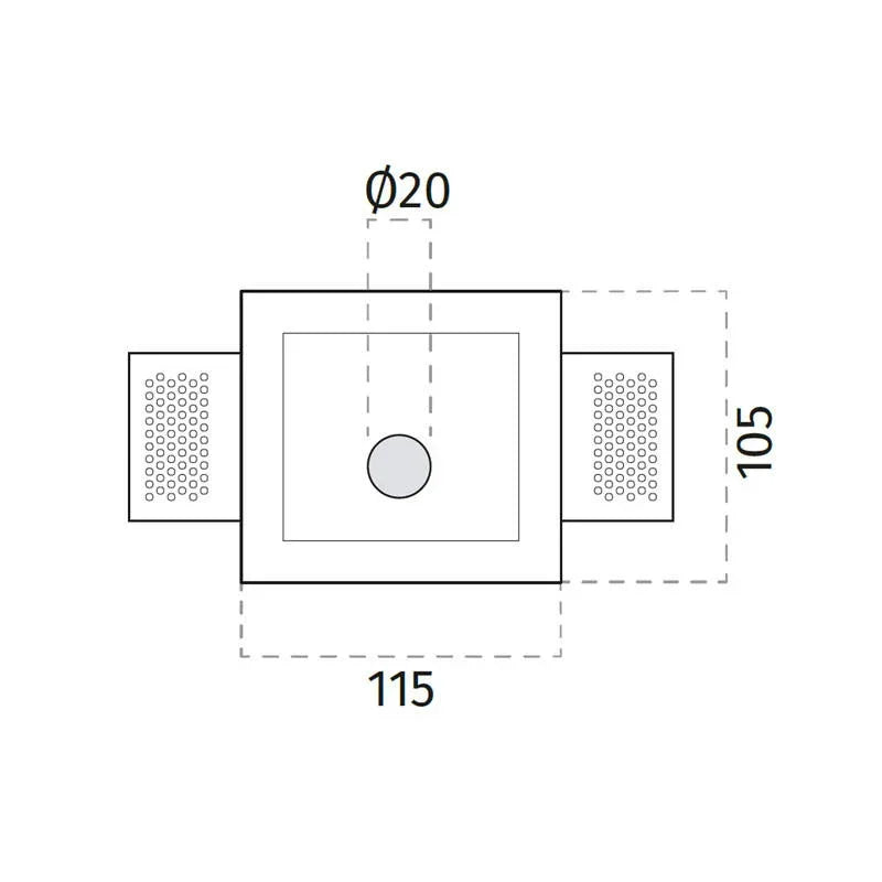 100% Light UK 4201 Floor Washer | All Square Lighting