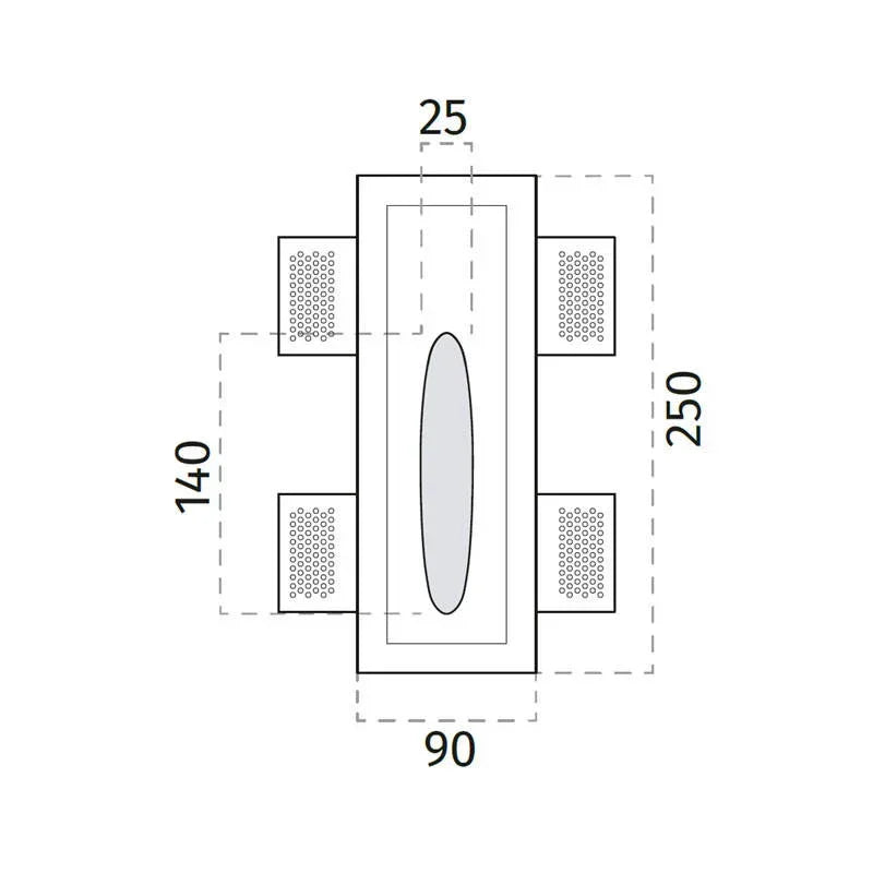 100% Light UK 4204B Floor Washer | All Square Lighting
