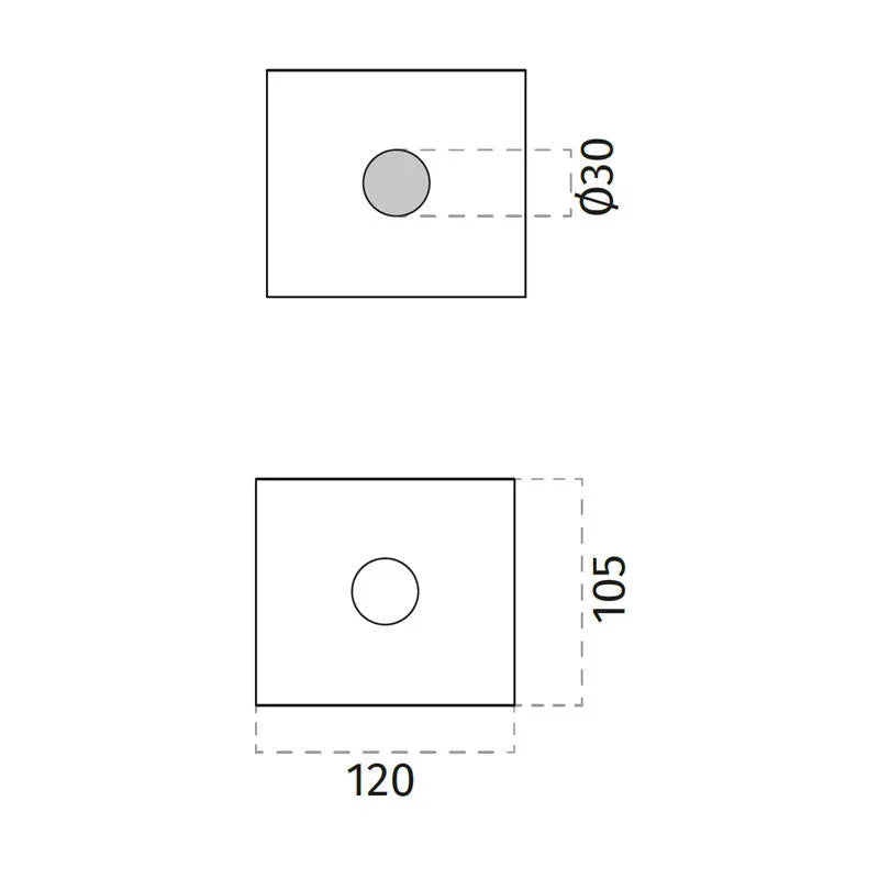 100% Light UK 4205B Floor Washer | All Square Lighting