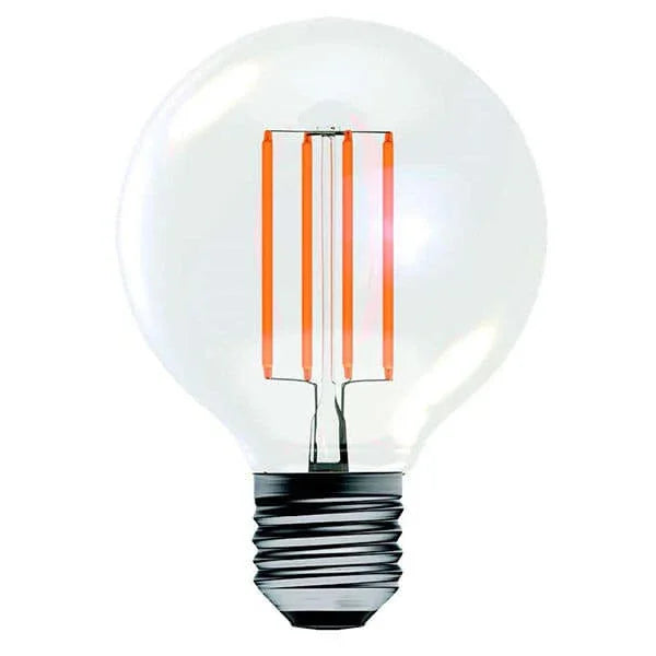 100% Light UK 4W ES Clear LED Filament G80 Lamp | All Square Lighting