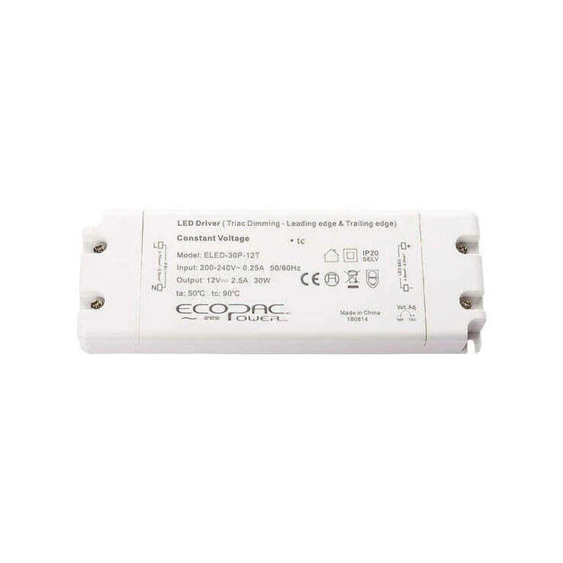 100% Light UK 60W 24V Dimmable IP20 LED Driver | All Square Lighting