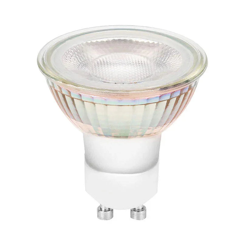 100% Light UK 4.2W LED Glass GU10 Dimmable Lamp | All Square Lighting