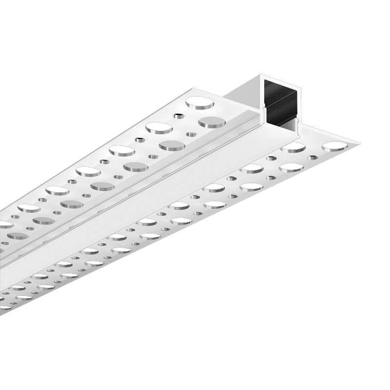 100% Light UK Deep Plaster In LED Profile | All Square Lighting