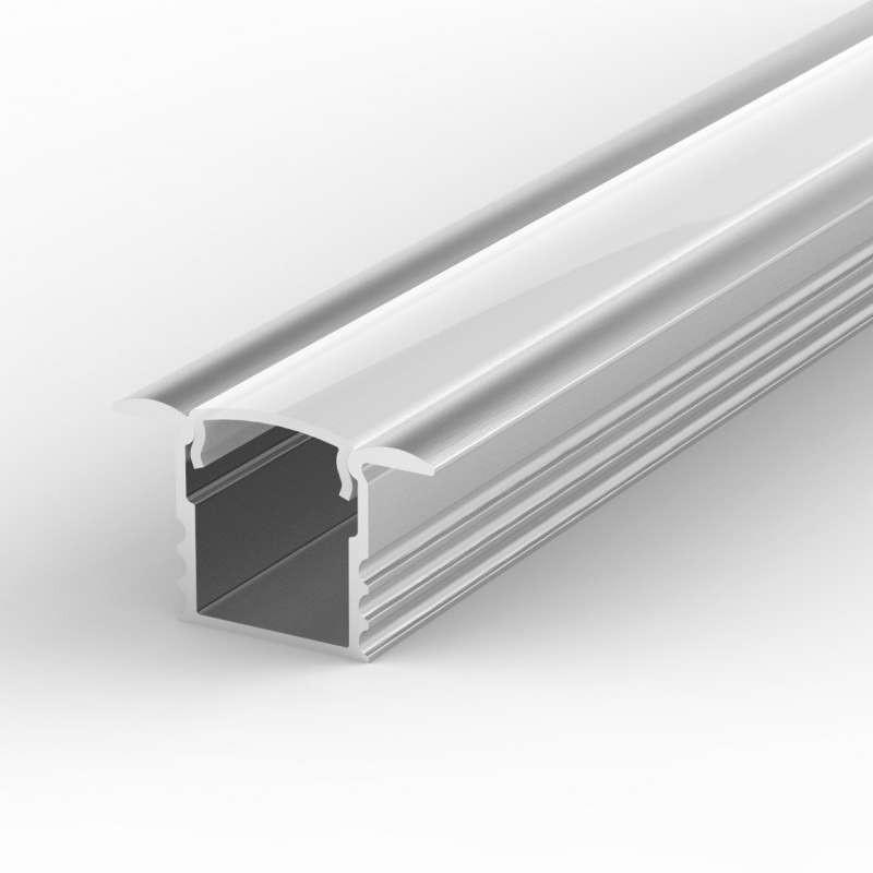 100% Light UK Deep Recessed LED Profile | All Square Lighting