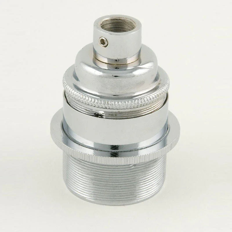 100% Light UK ES Threaded Metal Lampholder | All Square Lighting