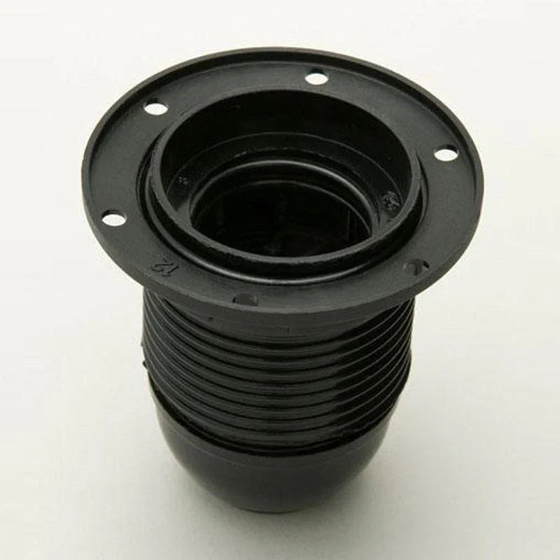 100% Light UK ES Threaded Plastic Lampholder | All Square Lighting