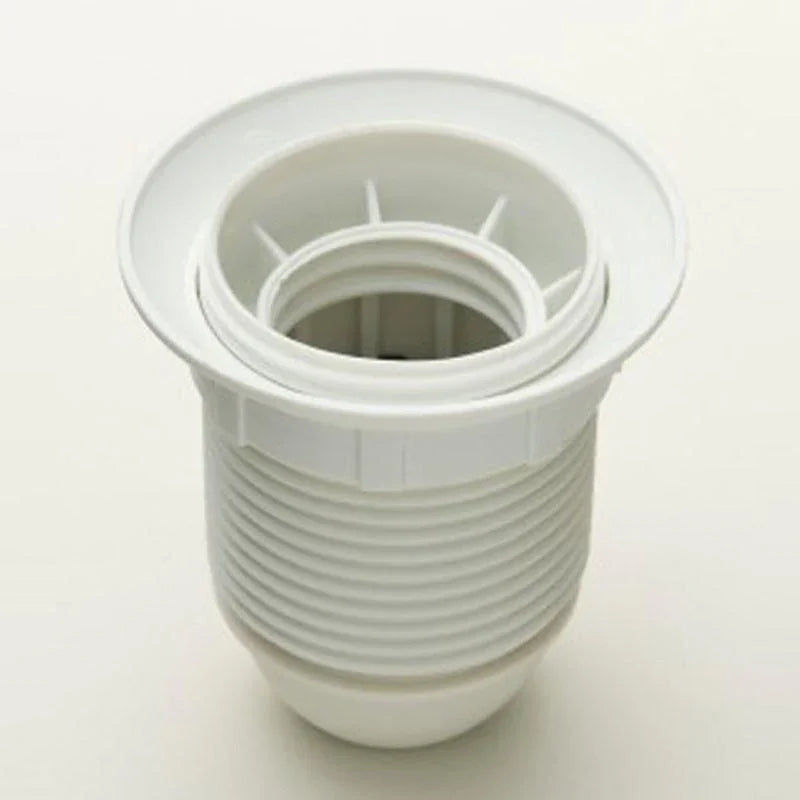 100% Light UK ES Threaded Plastic Lampholder | All Square Lighting