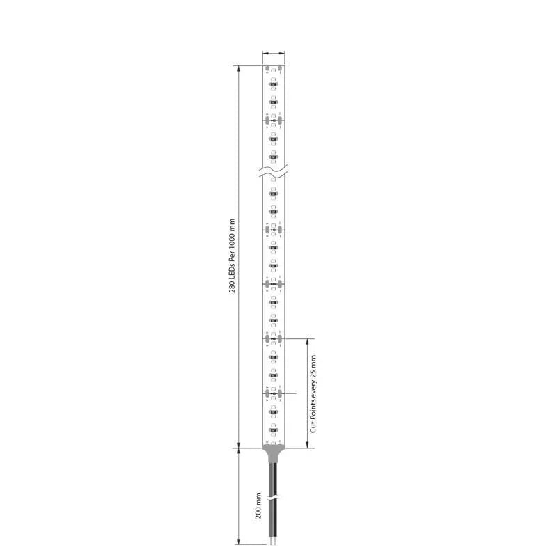 100% Light UK Prem 10 High Density Led Strip | All Square Lighting