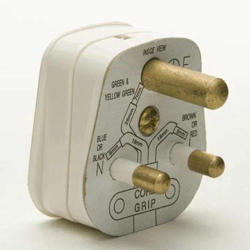 100% Light UK Round Pin 5A Plug | All Square Lighting