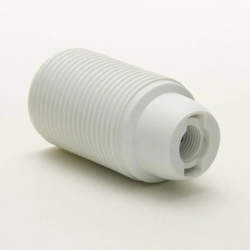100% Light UK SES Threaded Plastic Lampholder | All Square Lighting