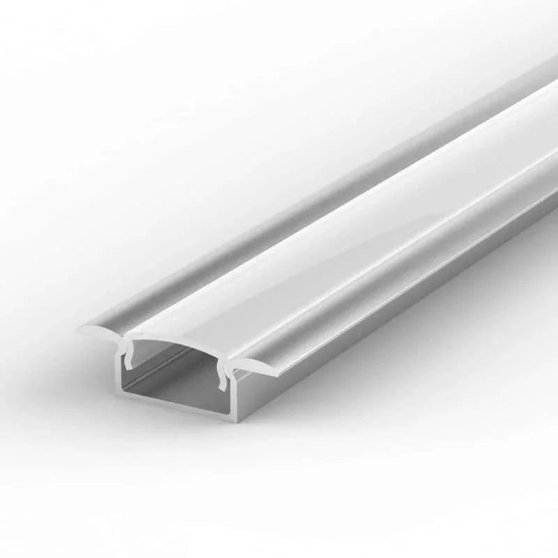 100% Light UK Shallow Recessed LED Profile | All Square Lighting