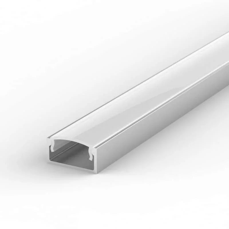 100% Light UK Shallow Surface LED Profile | All Square Lighting