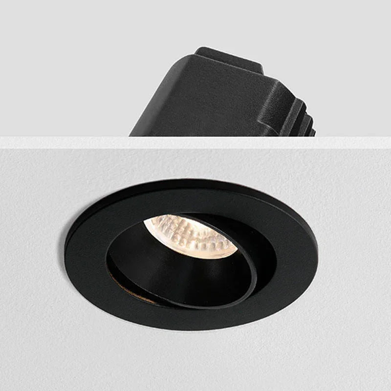 100% Light UK Sphere Baffled Adjustable LED Fire Rated Downlight | All Square Lighting