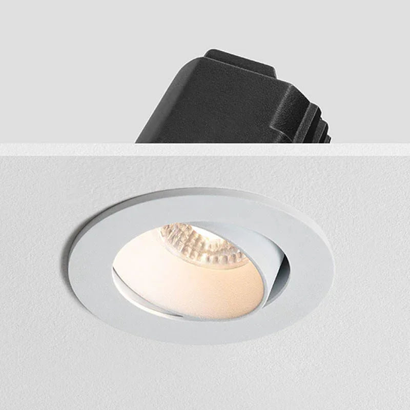 100% Light UK Sphere Baffled Adjustable LED Fire Rated Downlight | All Square Lighting