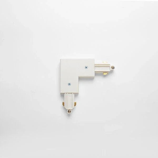100% Light UK Track 90° Corner Connector Accessory | All Square Lighting