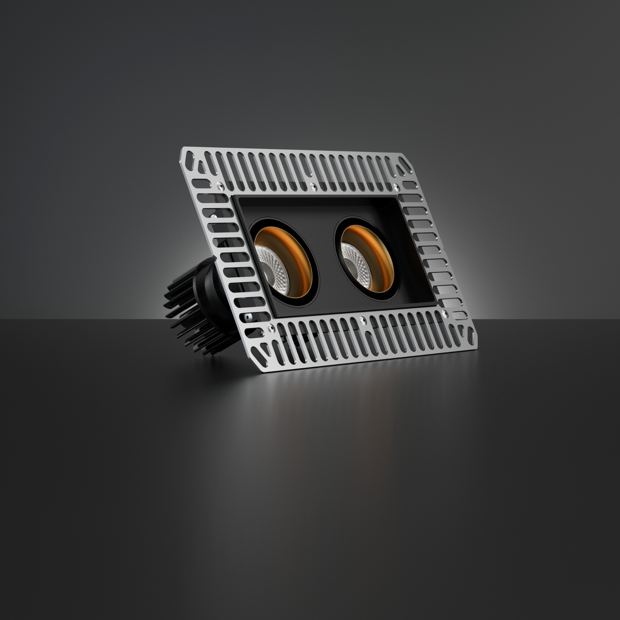 Eyeconic Twin Recessed Trimless Adjustable Downlight