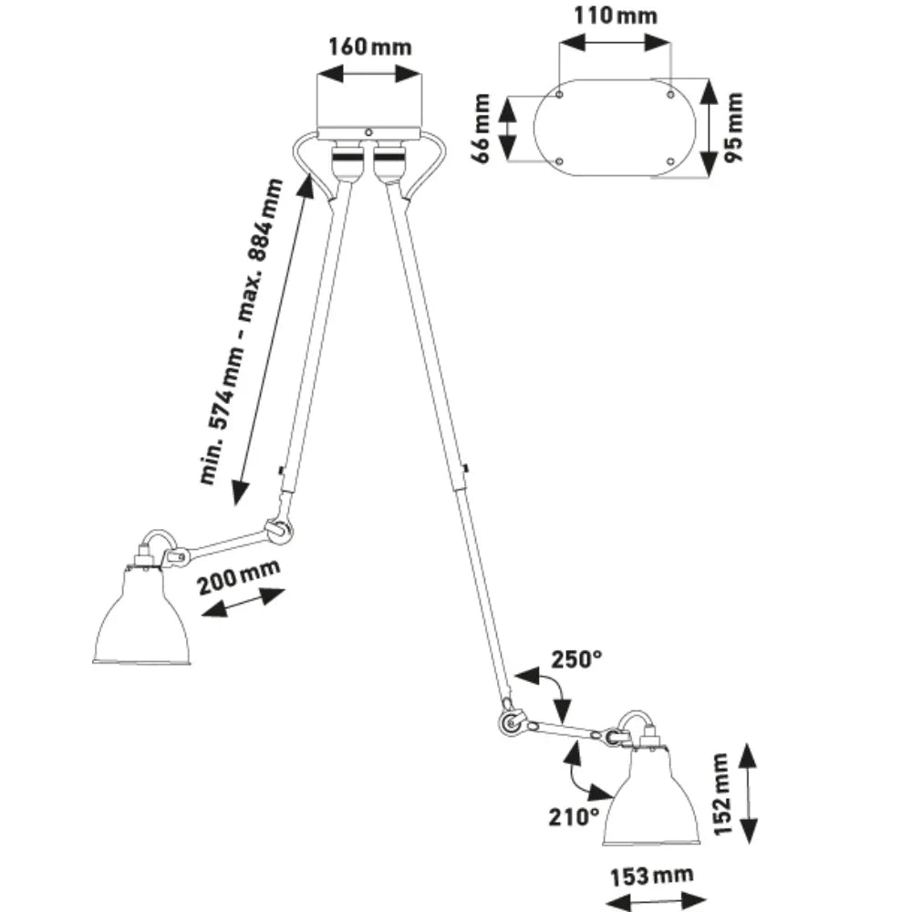 N°302 Double Ceiling Light