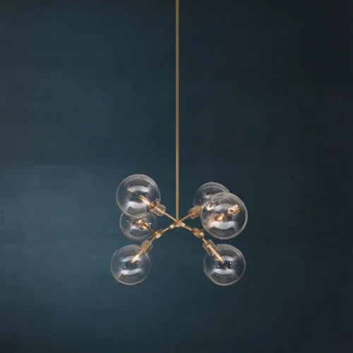 Ora 6 Compact Chandelier Pendant Light