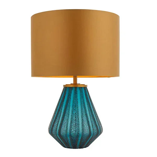 Seren Aqua Glass Table Lamp