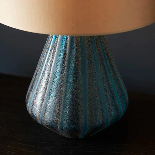 Seren Aqua Glass Table Lamp