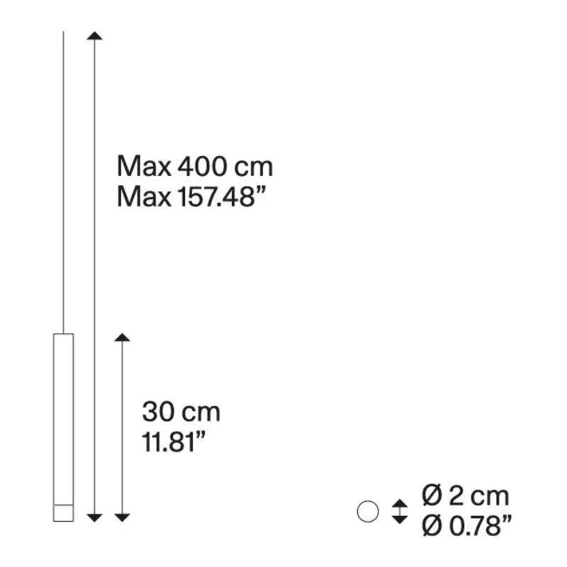 Lodes A-Tube Nano Small Pendant Light | All Square Lighting