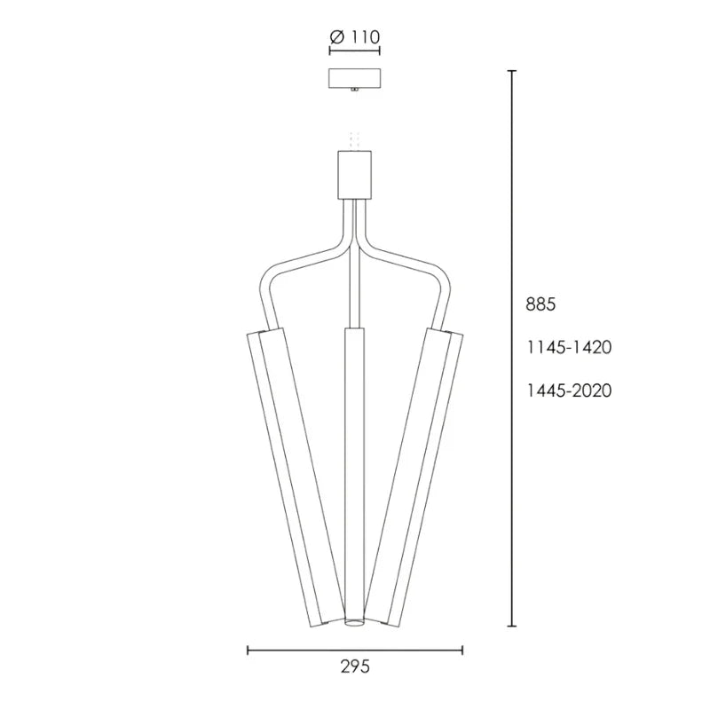 RUBN Angel 3 500 Pendant Light | All Square Lighting